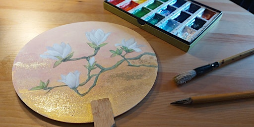 Primaire afbeelding van Japanese Painting Workshop - Spring Edition. Paint onto Silk Fans