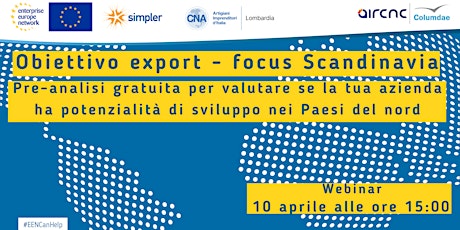 Obiettivo Export - Focus Scandinavia: partecipa al webinar!