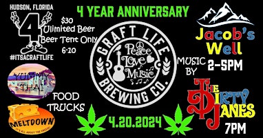 Immagine principale di Craft Life Brewing - 4 Year Anniversary - Unlimited Beer 