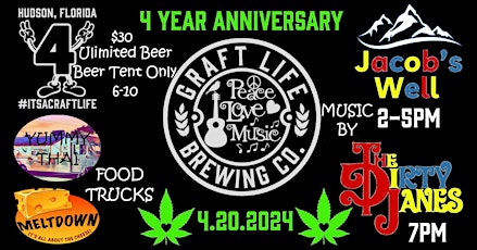 Craft Life Brewing - 4 Year Anniversary - Unlimited Beer