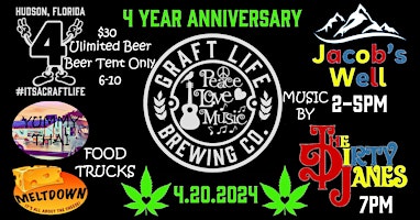 Primaire afbeelding van Craft Life Brewing - 4 Year Anniversary - Unlimited Beer