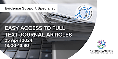 Easy Access to Full Text Journal Articles