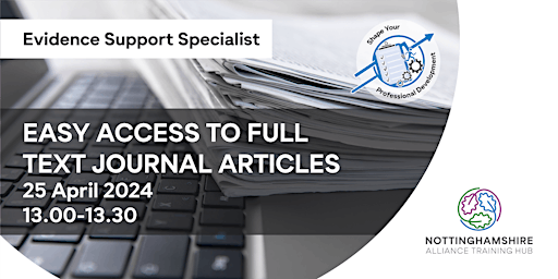 Primaire afbeelding van Easy Access to Full Text Journal Articles