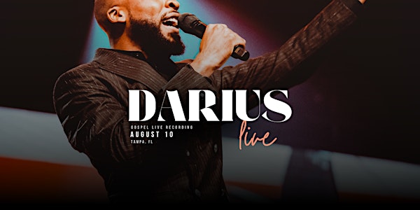 Darius Washington: Gospel LIVE Recording Experience