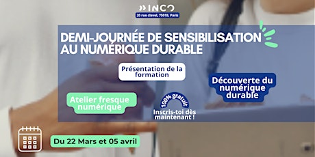 Demi-journée de sensibilisation au numérique durable