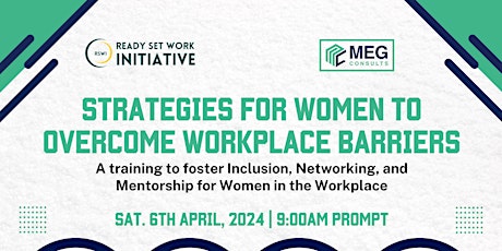 STRATEGIES FOR WOMEN TO OVERCOME WORKPLACE BARRIERS