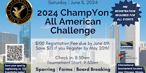 Imagem principal do evento 2024 ChampYon All American International Challenge