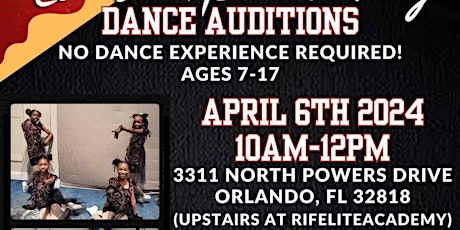 RIF Elite Academy Dance Audition