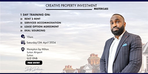 Imagem principal do evento Creative Property Investment Masterclass