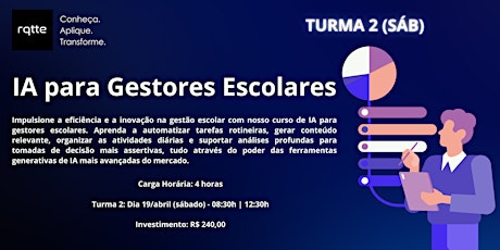 IA para Gestores Escolares - Turma 2 (SÁB)