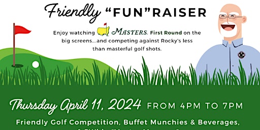 Imagen principal de 3Wide Ministries - Fun Raising Event during Masters First Round