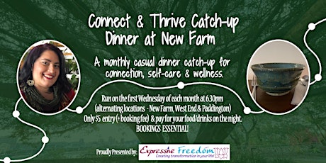 Connect & Thrive Catch-up Dinner at New Farm