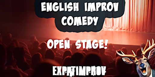 Imagem principal de Expatimprov English Improv Cologne- Open Stage