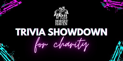 Horses' Haven Trivia Showdown for Charity primary image