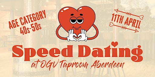 Immagine principale di Speed Dating at OGV Taproom Aberdeen (40s-50s Age Category) 