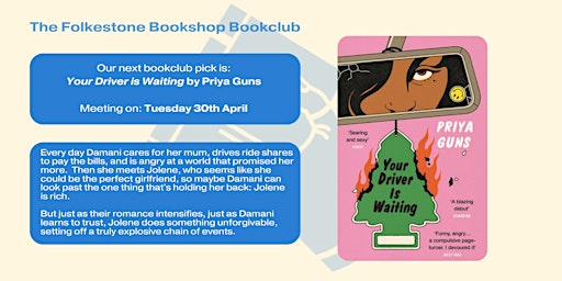 Imagem principal do evento The Folkestone Bookshop Bookclub - April