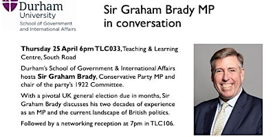 Sir Graham Brady MP in conversation primary image