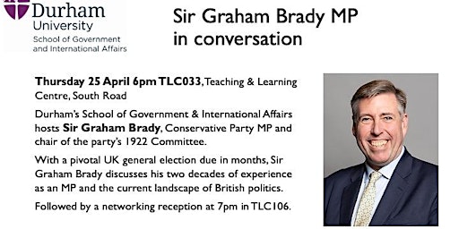 Sir Graham Brady MP in conversation  primärbild