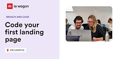 Brunch & Code : Code your first landing page primary image