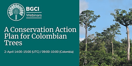 Hauptbild für BGCI Webinar: A Conservation Action Plan for Colombian Trees