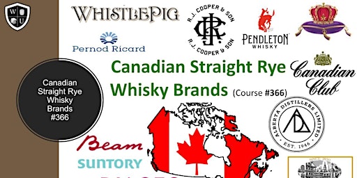 Primaire afbeelding van Canadian Straight Rye Whisky  BYOB  (Course #366)