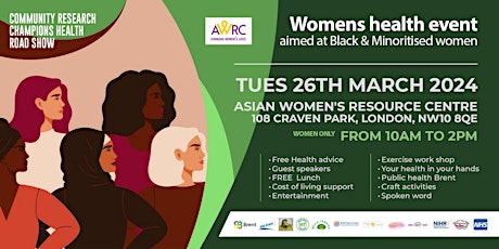 Womens Health Event - Black & Minoritised Women primary image