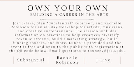 Own Your Own: Building a Career in the Arts