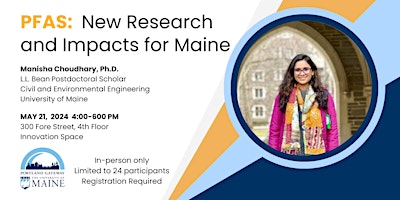 Primaire afbeelding van PFAS:  New Research and Impacts for Maine