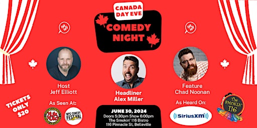 Canada Day Eve Comedy Night primary image