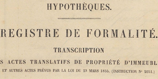 Imagen principal de Je débute l'histoire de ma maison : les hypothèques