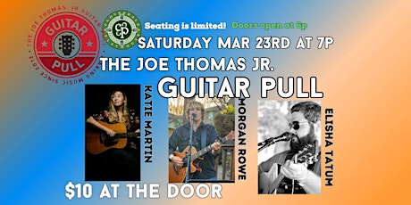 Imagem principal do evento 3.23.24 Joe Thomas Jr Guitar Pull