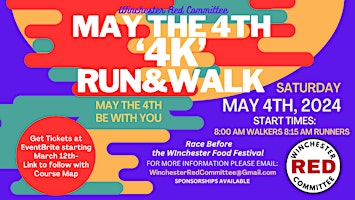 Immagine principale di May the 4th- 4K Run & Walk 