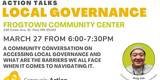 Imagen principal de Action Talk: Local Governance