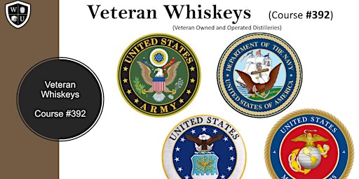 Veteran Whiskeys Class BYOB (Course #392) primary image