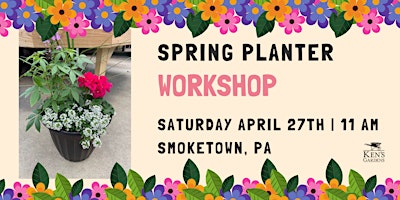 Imagem principal do evento Spring Planter Workshop (Smoketown Location)