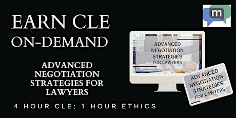 Advanced Negotiation Strategies for Lawyers - ON-DEMAND primary image