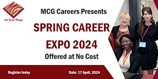 Primaire afbeelding van MCG Careers Invites You To Attend Career Expo 2024