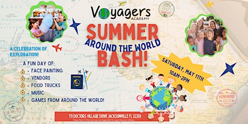 Image principale de Lil' Voyager's Academy Around The World Summer Bash
