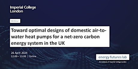 Image principale de Toward optimal designs of domestic air-to-water heat pumps