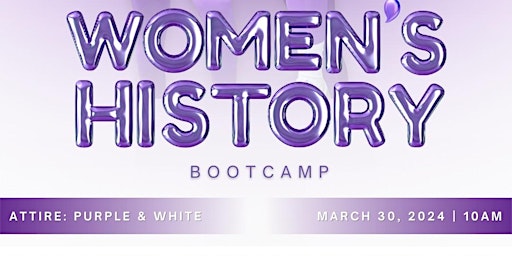 Women’s History Month Bootcamp primary image