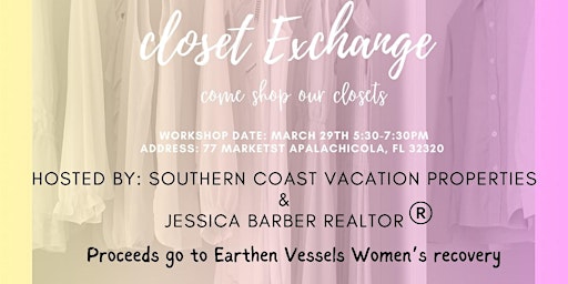 Imagem principal do evento Closet Exchange benefitting Earthen Vessel Women’s Recovery