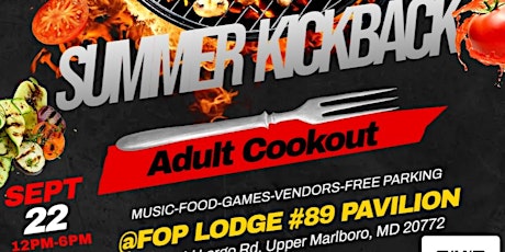 Summer Kickback Adult Cookout