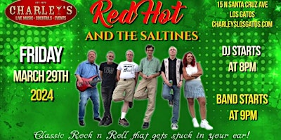 Image principale de RED HOT & THE SALTINES party band at the Southbay's Hottest Nightclub!