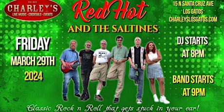 RED HOT & THE SALTINES party band at the Southbay's Hottest Nightclub!