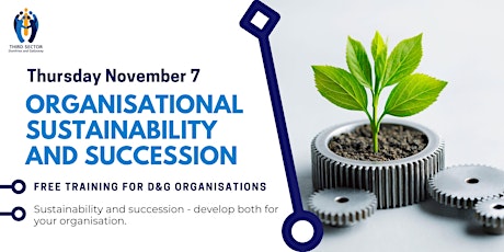 Organisational sustainability and succession