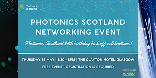 Immagine principale di Photonics Scotland Networking Event 