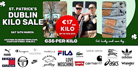 Dublin St. Patricks Kilo Sale 16th March  primärbild