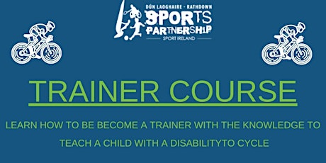 Trainer course to teach children with a disability to cycle