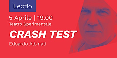 Imagem principal do evento Edoardo Albinati - Crash Test