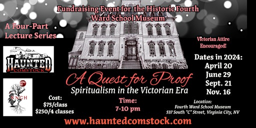 Imagem principal do evento A QUEST FOR PROOF: SPIRITUALISM IN THE VICTORIAN ERA - COMPLETE COURSE